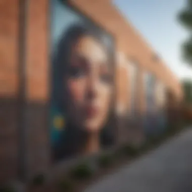 Dynamic street art contributing to the cultural vibe of Denver