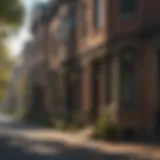 A picturesque street in Cambridge showcasing historic architecture