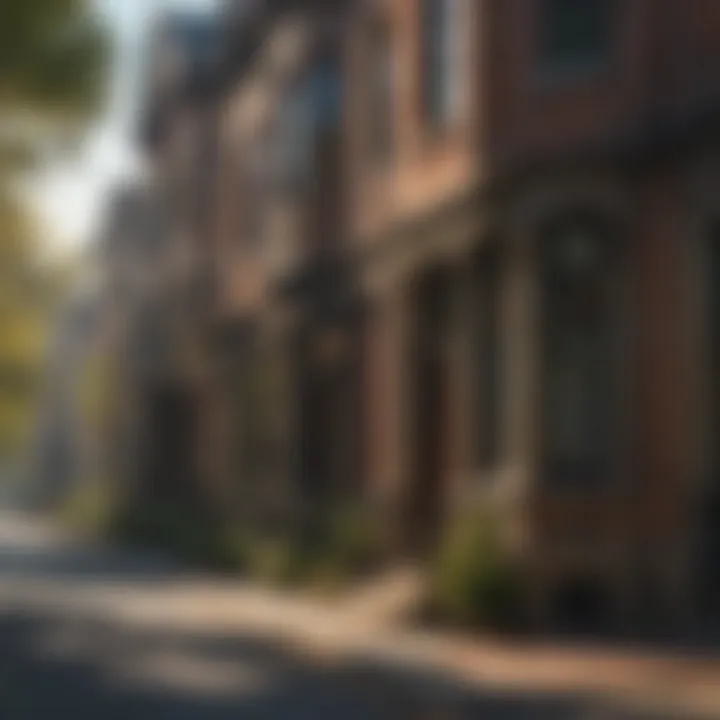 A picturesque street in Cambridge showcasing historic architecture