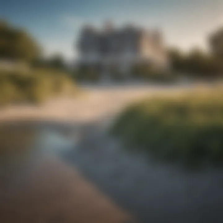 A stunning coastal view of Winthrop with beach access