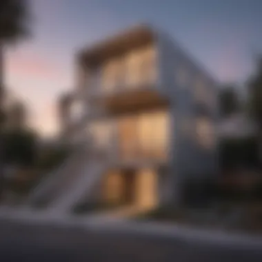 Architectural overview of a modern cooperative housing structure