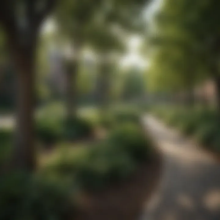 Community parks and green spaces in Society Hill