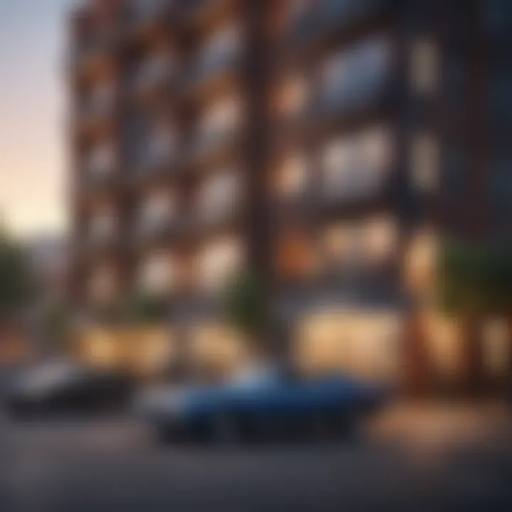 Vibrant downtown neighborhood with four-bedroom apartments