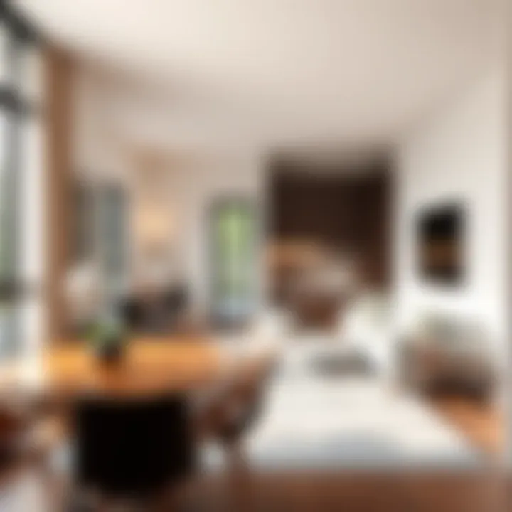 Stylish interior of a living space within Gabriel Park Apartments, reflecting modern comforts