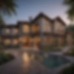 Elegant exterior view of the Green Valley Ranch Villa Suite showcasing architectural beauty