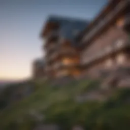 Panoramic view of Hilltop Apartments showcasing architectural beauty