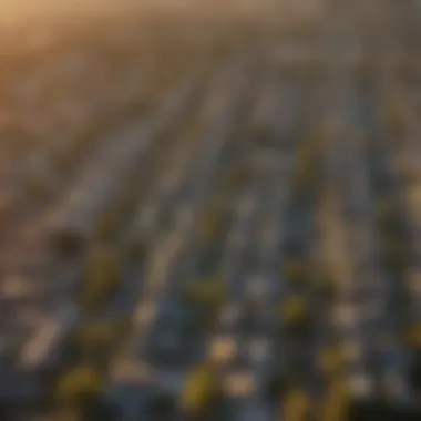 Aerial view showcasing the vibrant community of East Palo Alto.