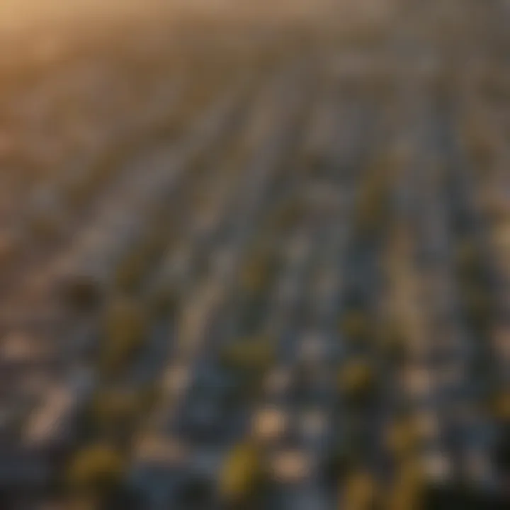 Aerial view showcasing the vibrant community of East Palo Alto.