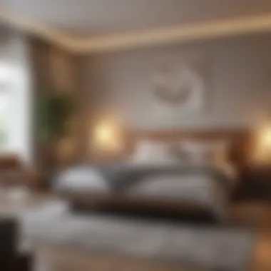 Stylish Bedroom for a Comfortable Stay Stylish bedroom with comfort