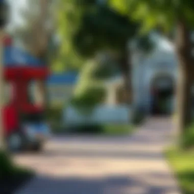 Charming neighborhood park in Woodland Hills showcasing community life