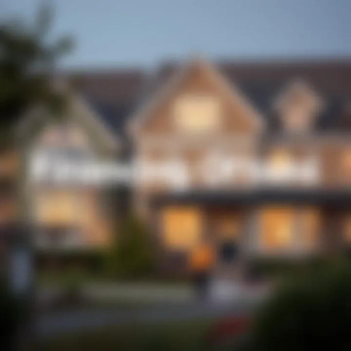 Visual representation of financing options for multi-family investments.