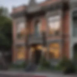 Charming historic architecture of Noe Valley apartments
