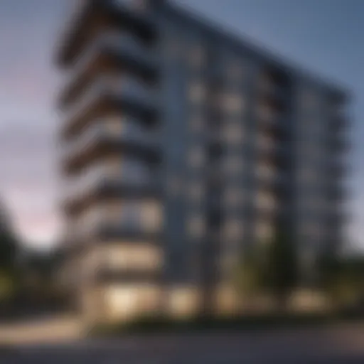 Modern architectural design of Northline Apartments