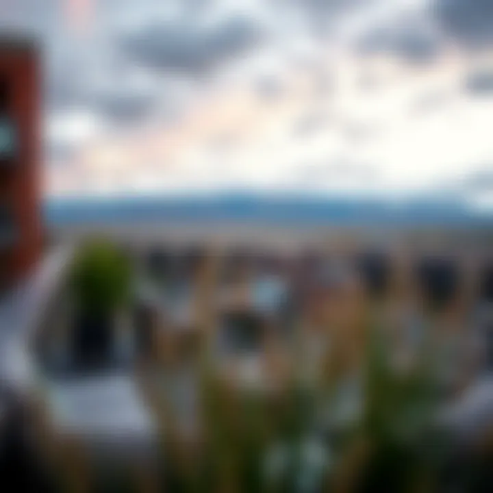 Scenic Views from Overland Apartments Scenic views from Overland Apartments highlighting Denver's landscape