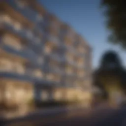 Architectural design of Pacifica Apartments