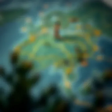 Investment Hotspots Map Map highlighting emerging investment hotspots