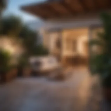Inviting Patio Space in Ocean Beach Rentals Sunny patio area of a rental property