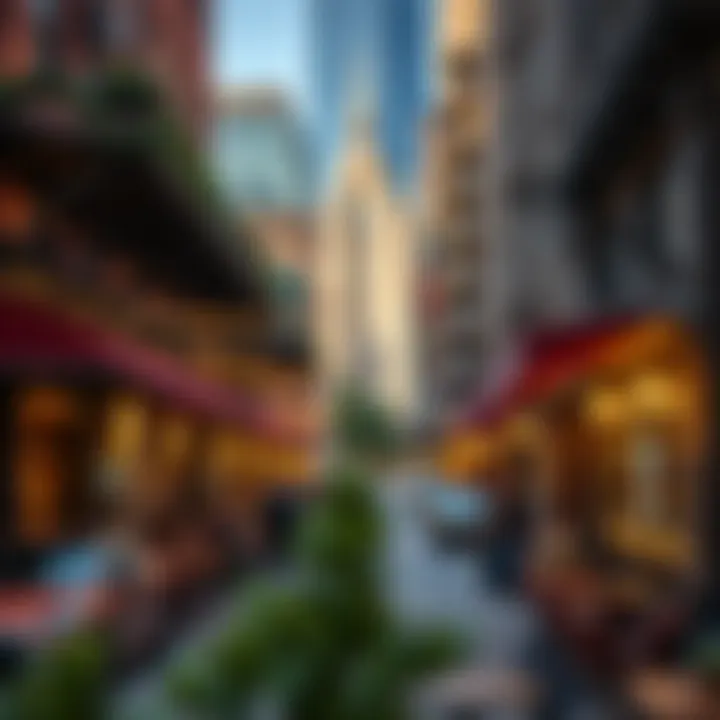 Charming Streets of the West Loop Charming streets lined with trendy restaurants and cafes