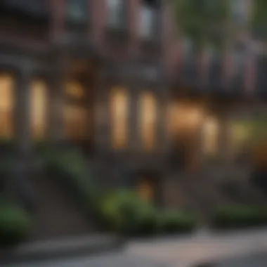 Charming Upper West Side Brownstone A picturesque brownstone street in the Upper West Side