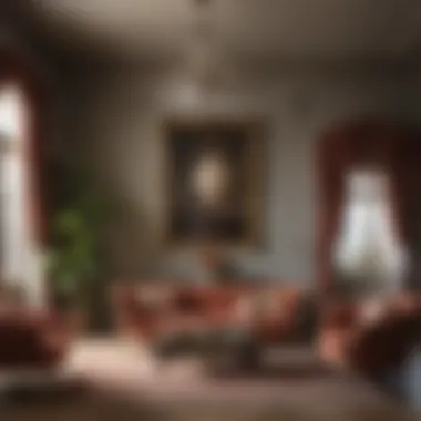 Venetian Living Room Design A beautifully designed Venetian living room showcasing ornate architecture and modern furnishings