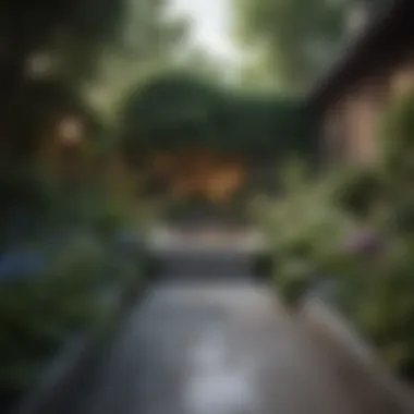 Elevating Outdoor Spaces with Design A beautifully arranged garden with decorative elements