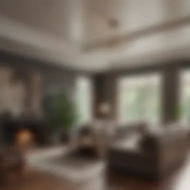 Living Room Makeover: Aesthetic Appeal Before and after view of a living room transformation