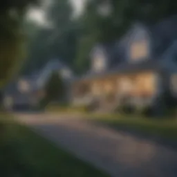 Overview of a serene residential neighborhood