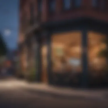 The bustling streets filled with cafes and galleries