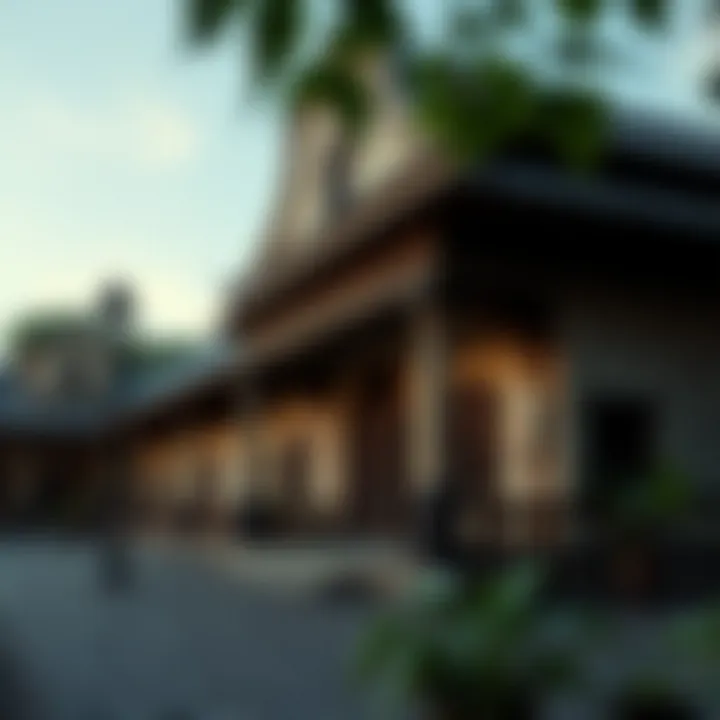 Heritage in Banglo Architecture Historical banglo structure exemplifying traditional architectural elements