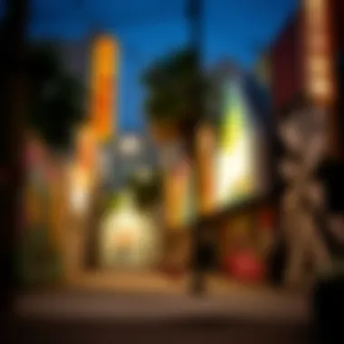 The vibrant street art in the arts district of Los Angeles