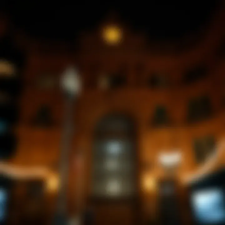 The historic architecture of the Bradbury Building in downtown LA