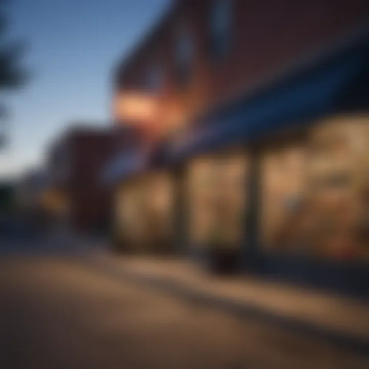 Welcoming local shops in a Fort Worth neighborhood