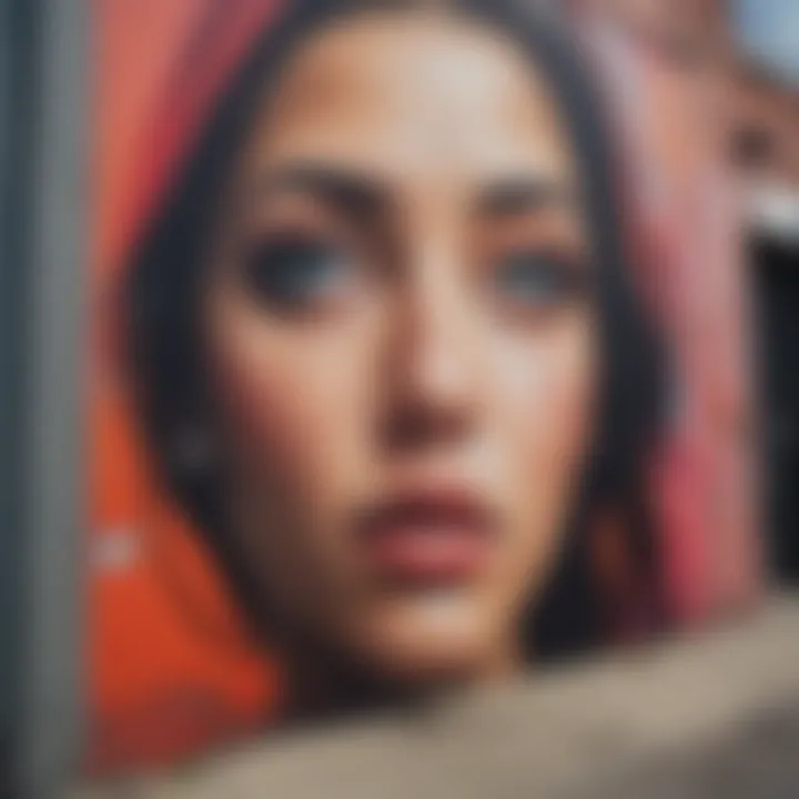 Vibrant street art reflecting the culture of East Boston