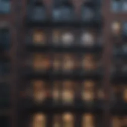 Stunning facade of the John Hancock Apartments showcasing architectural brilliance