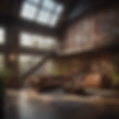 Cozy loft space blending functionality and aesthetics