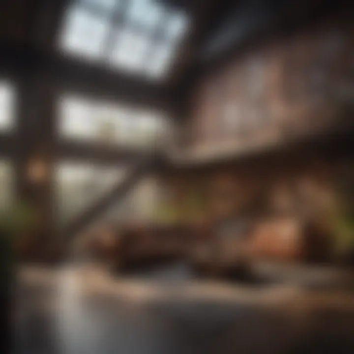 Cozy loft space blending functionality and aesthetics