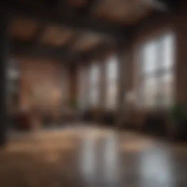 Historical loft building in an urban environment
