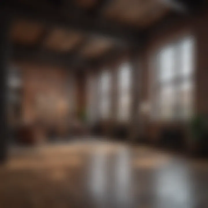 Historical loft building in an urban environment