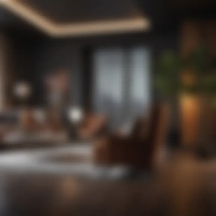 Sophisticated furnishings in a premium studio space