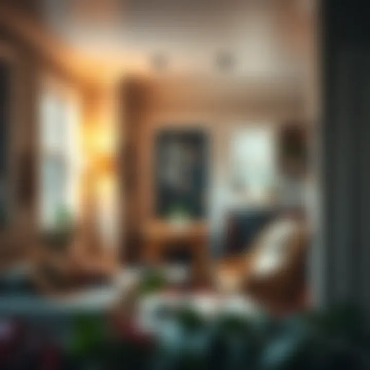 Cozy interior of a rental unit in Queen Anne