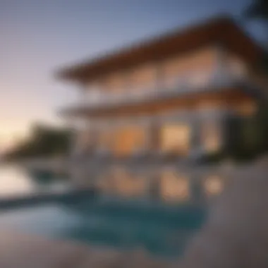 Luxury Beachfront Villa A luxurious beachfront villa with breathtaking ocean views
