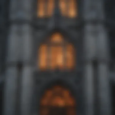 The majestic exterior of Tribune Tower showcasing its Gothic architectural details