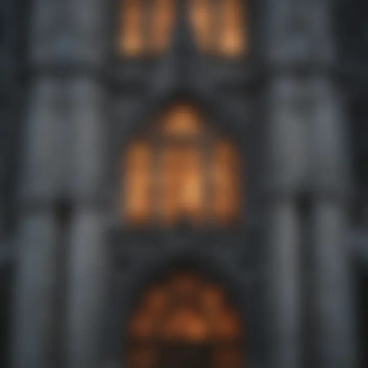 The majestic exterior of Tribune Tower showcasing its Gothic architectural details