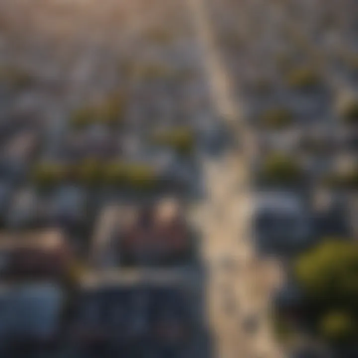 Aerial view of South Boston highlighting its vibrant neighborhoods
