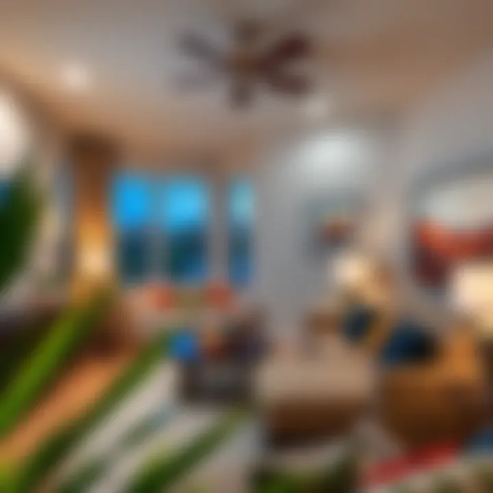 Interior amenities of Westwood Apartments featuring a cozy living area