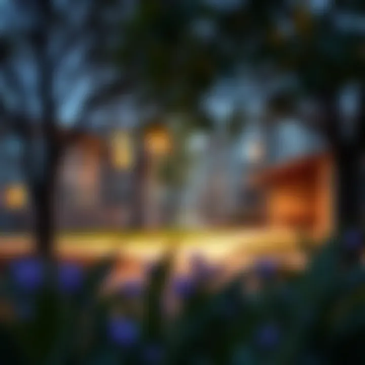 Scenic location of Westwood Apartments with nearby parks and shops