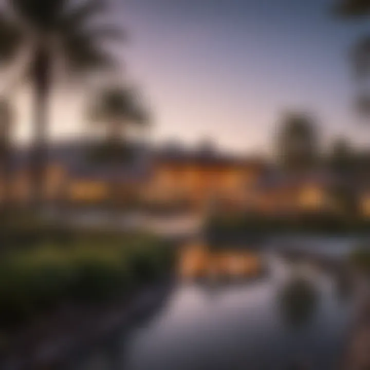 Local attractions near Fairway Park Apartments highlighting urban and natural beauty