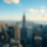 Aerial view of Manhattan's skyline showcasing diverse apartment buildings