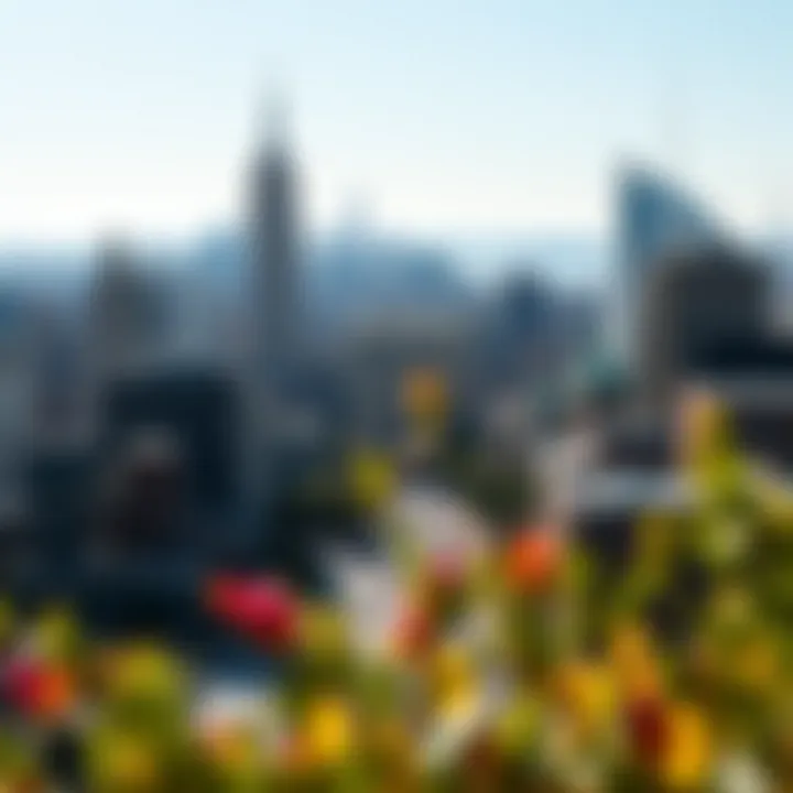 Map of NYC neighborhoods highlighting real estate hotspots