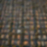 Aerial view of diverse Los Angeles neighborhoods